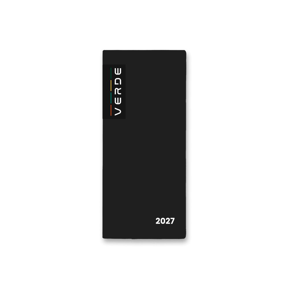 Diář PVC měsíční 2027 Black